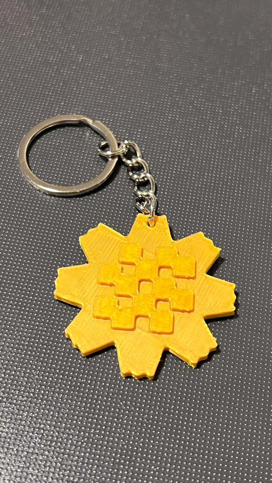Arfaj Flower Keychain – زهرة العرفج ميداليه